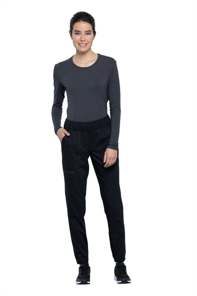 Black - Cherokee Workwear Revolution Natural Rise Jogger