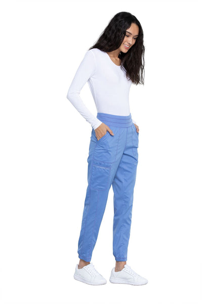 Ciel Blue - Cherokee Workwear Revolution Natural Rise Jogger