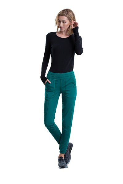 Hunter Green - Cherokee Workwear Revolution Natural Rise Jogger