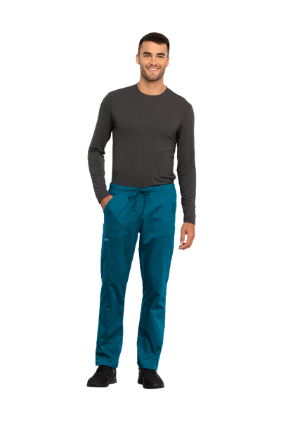 Caribbean Blue - Cherokee Workwear Revolution Unisex Drawstring Cargo Pant