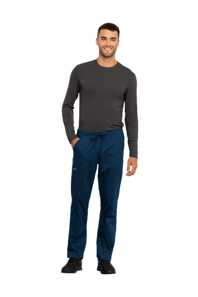 Navy - Cherokee Workwear Revolution Unisex Drawstring Cargo Pant