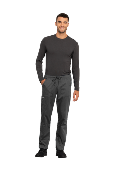 Pewter - Cherokee Workwear Revolution Unisex Drawstring Cargo Pant