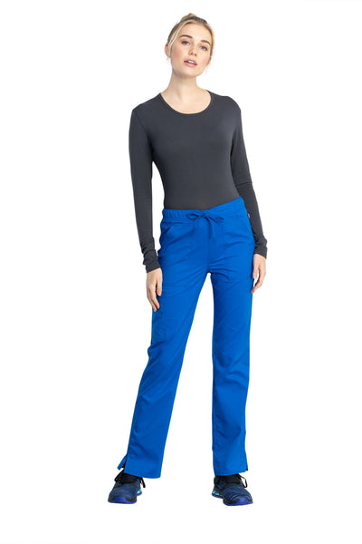Royal - Cherokee Workwear Revolution Tech Unisex Mid Rise Drawstring Pant
