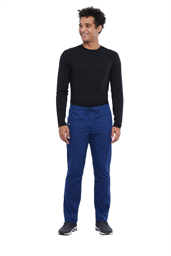 Navy - Cherokee Workwear Professionals Pocketless Drawstring Pant