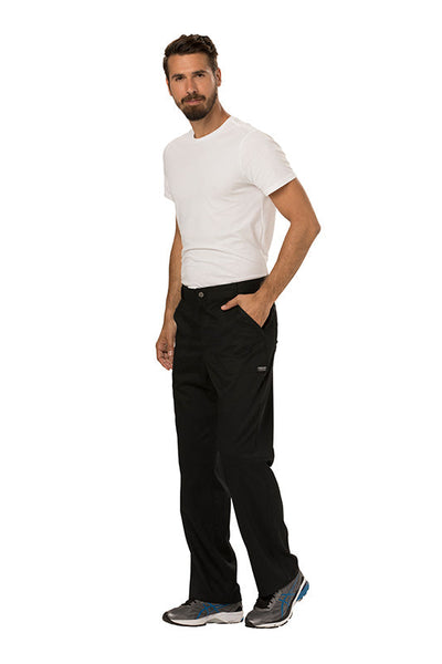Black - Cherokee Workwear Revolution Men's Fly Front Cargo Pant