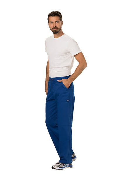 Galaxy Blue - Cherokee Workwear Revolution Men's Fly Front Cargo Pant