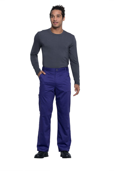 Grape - Cherokee Workwear Revolution Men's Fly Front Cargo Pant