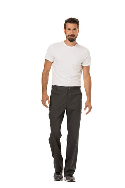 Pewter - Cherokee Workwear Revolution Men's Fly Front Cargo Pant