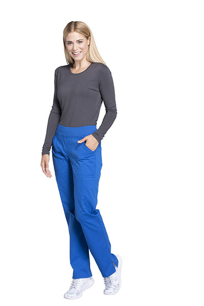 Royal - Cherokee Workwear Professionals Mid Rise Pull On Cargo Pant