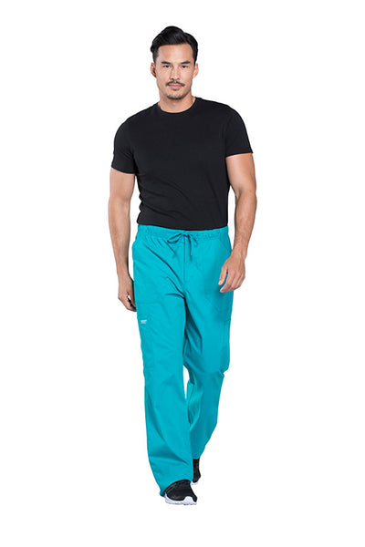 Teal Blue - Cherokee Workwear Professionals Men's Fly Front Cargo Pant