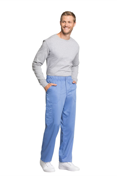 Ciel Blue - Cherokee Workwear Revolution Tech Men's Fly Front Cargo Pant