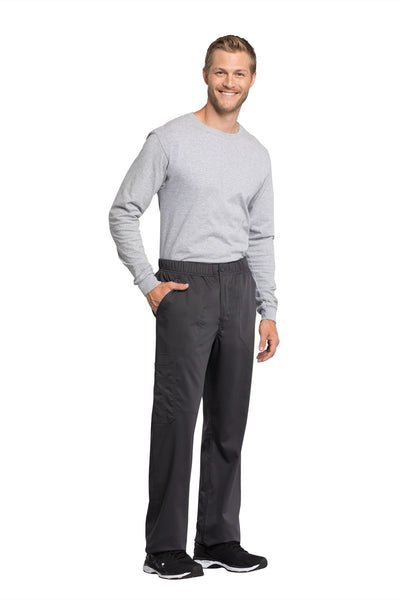 Pewter - Cherokee Workwear Revolution Tech Men's Fly Front Cargo Pant