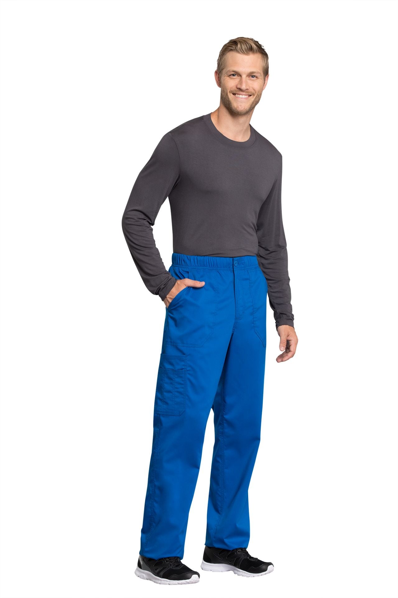 Royal - Cherokee Workwear Revolution Tech Men's Fly Front Cargo Pant