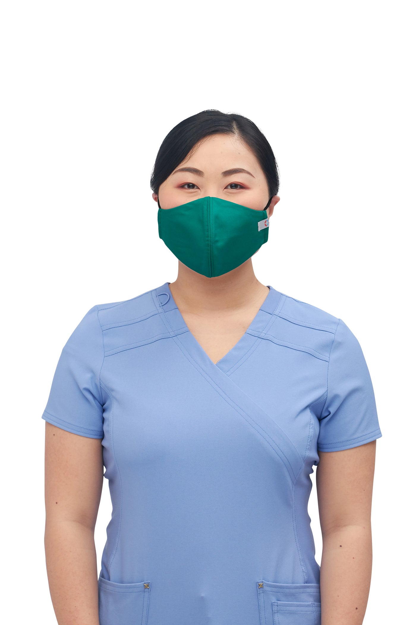 Hunter Green - Cherokee Workwear Revolution Tech Face Covering (Pack Of 5)