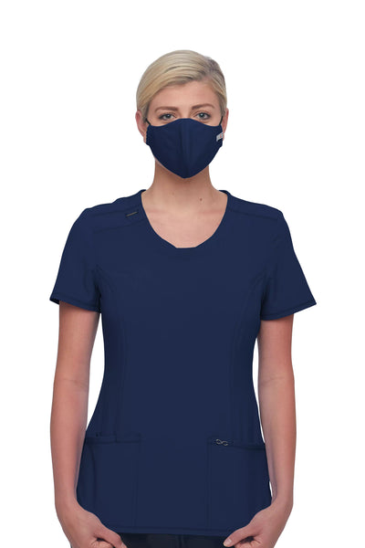 Navy - Cherokee Workwear Revolution Tech Face Covering (Pack Of 5)