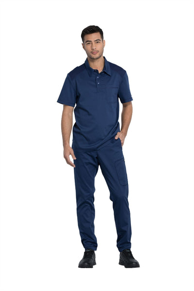 Navy - Cherokee Workwear Revolution Men's Polo Shirt