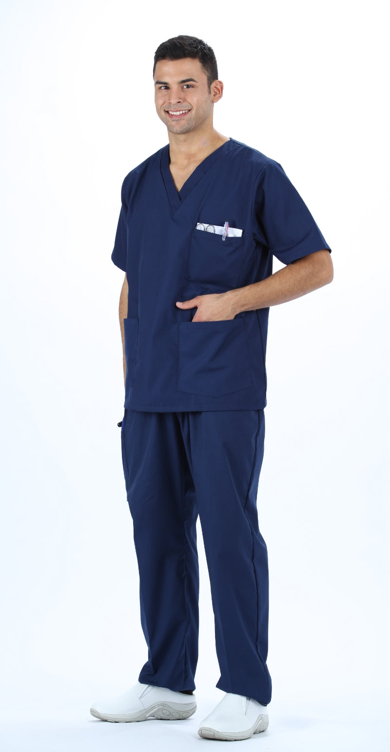 Dark Navy - Avida Classic Unisex Scrub Set