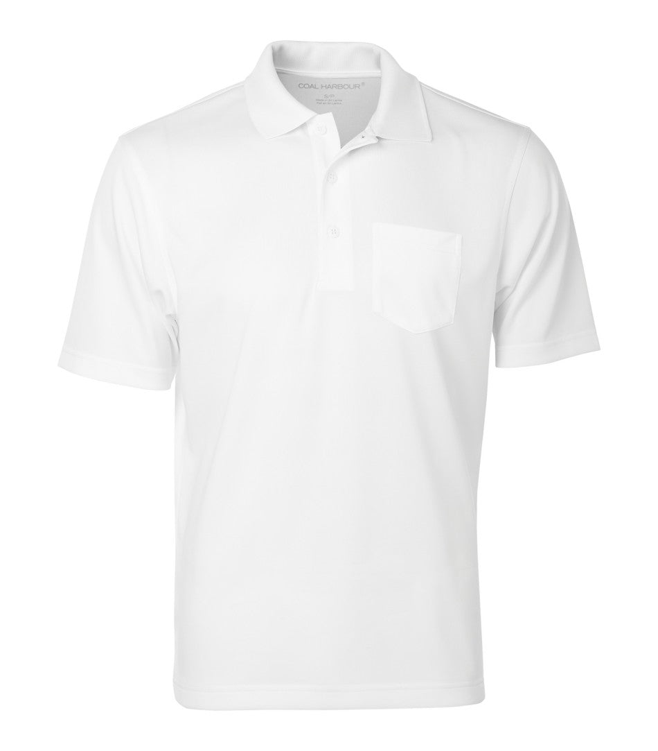 White - Coal Harbour Snag Proof Pocket Sport Shirt